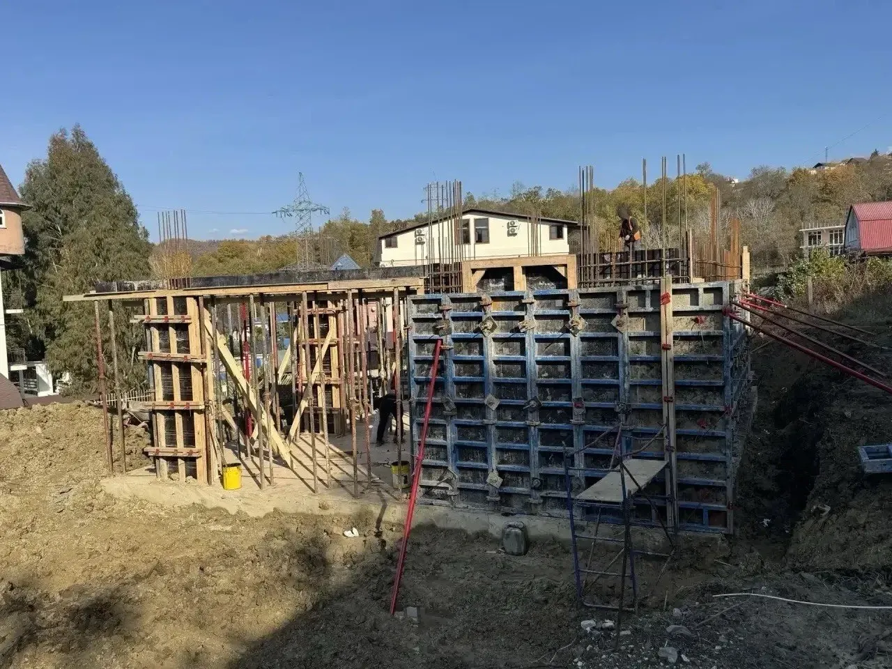 Стройка виллы